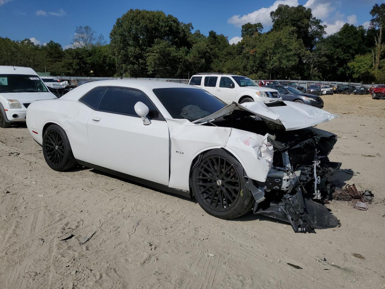 2017 Dodge Challenger VIN 2C3CDZBT3HH619460 Copart auction photo, front end / all over damage thumbnail 4