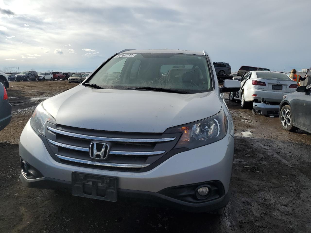 2012 Honda CR-V VIN JHLRM4H76CC013233 Copart auction photo, rear end / side damage thumbnail 5