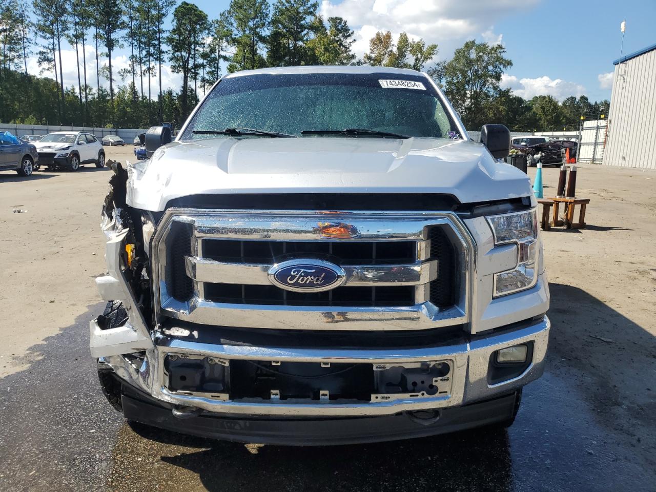 2017 Ford F-150 VIN 1FTEW1EF4HFC91795 Copart auction photo, front end / side damage thumbnail 5
