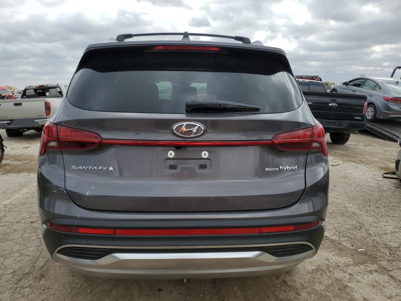 2022 Hyundai Santa Fe VIN KM8S3DA15NU020206 Copart auction photo, front end / minor dent/scratches damage thumbnail 6