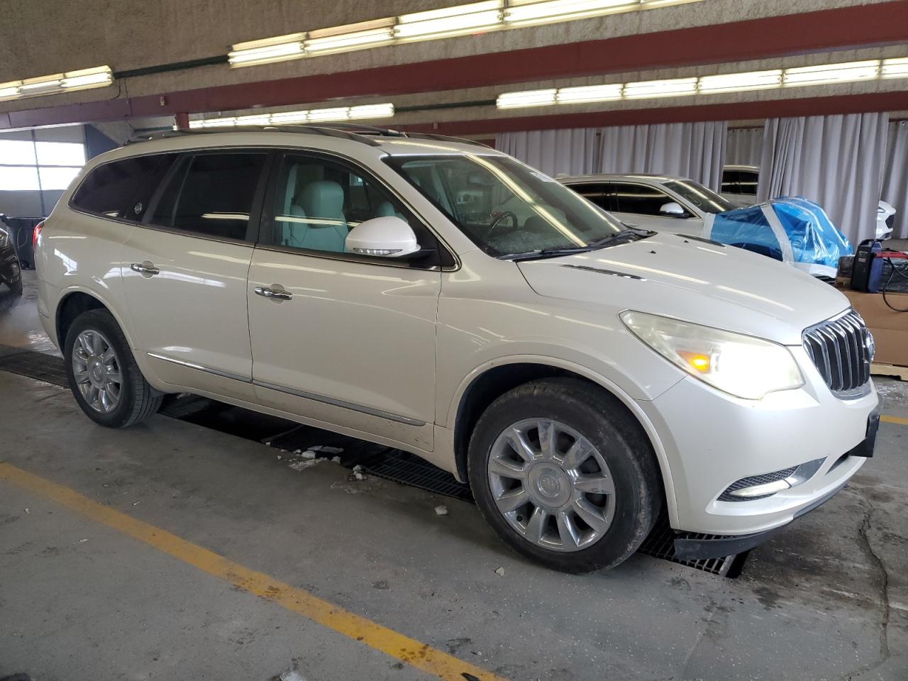 2013 Buick Enclave VIN 5GAKVDKD2DJ148430 Copart auction photo, side damage thumbnail 4