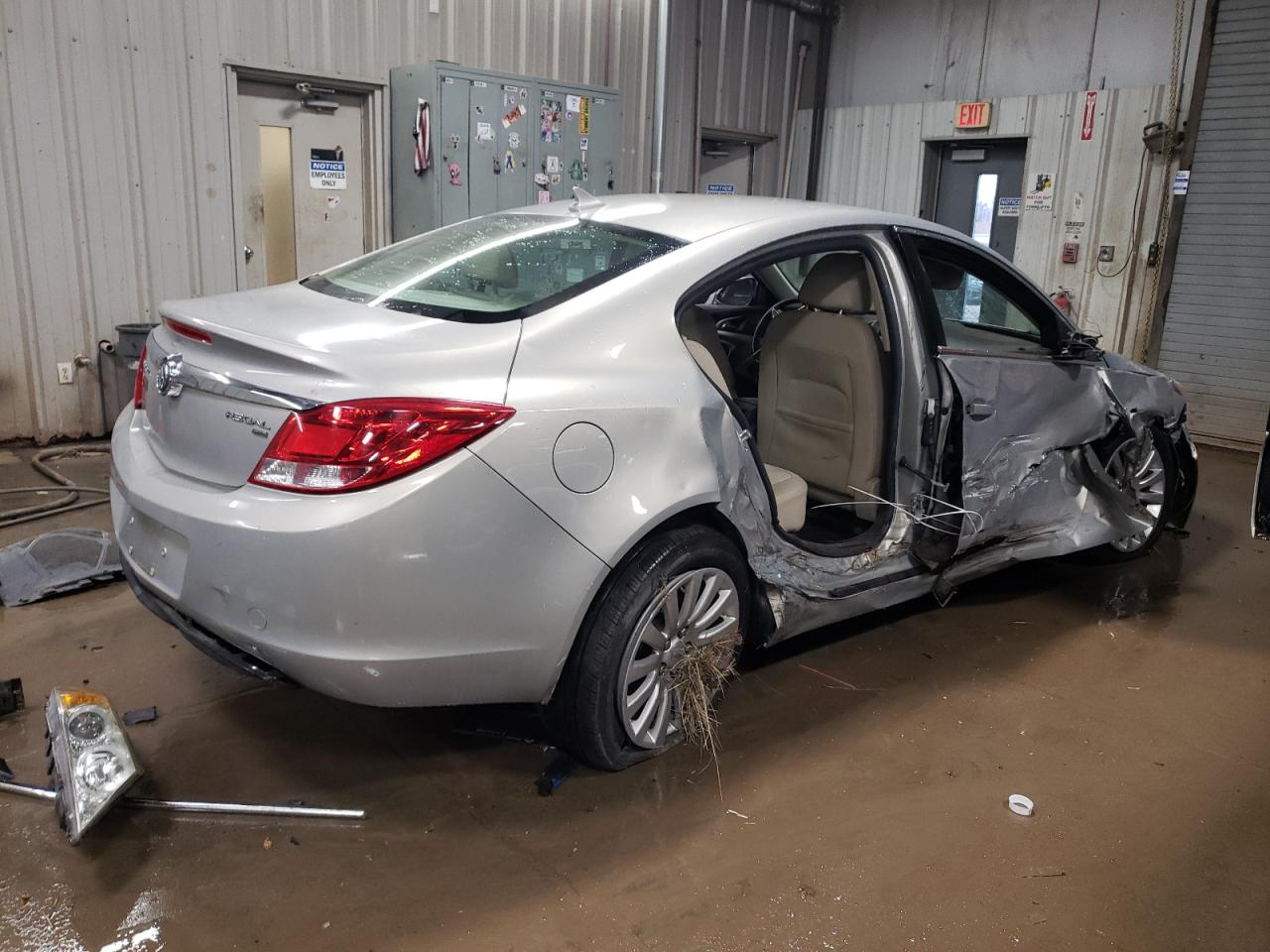 2011 Buick Regal VIN W04GN5EC7B1119879 Copart auction photo, all over damage thumbnail 3
