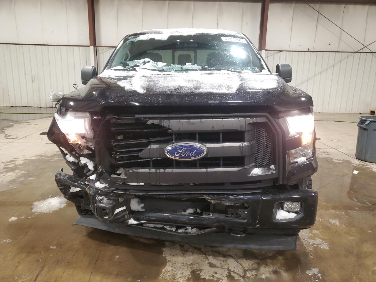 2017 Ford F-150 VIN 1FTEX1E87HFC55257 Copart auction photo, front end / side damage thumbnail 5