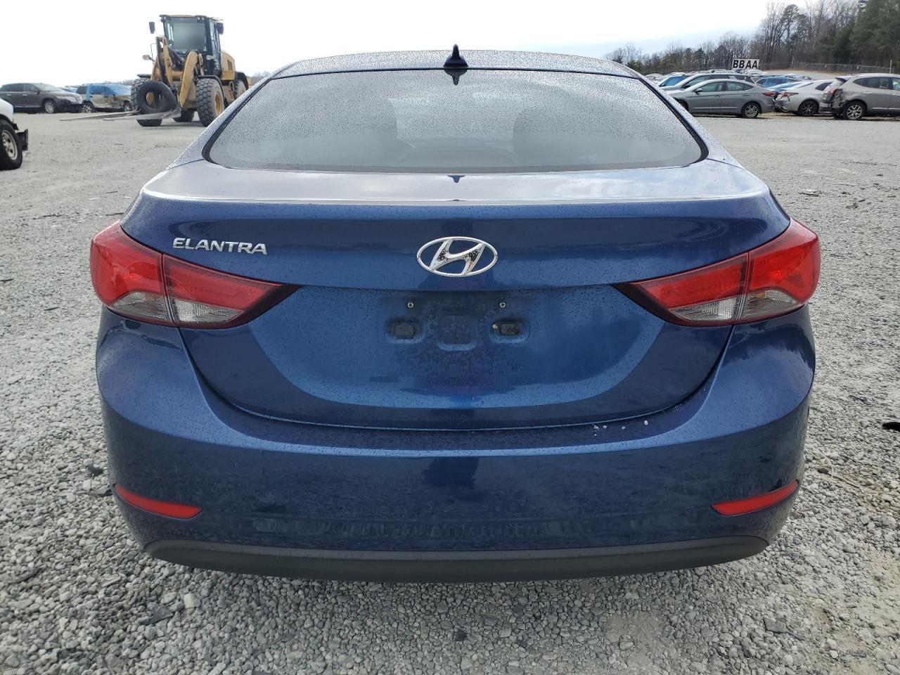 2016 Hyundai Elantra VIN 5NPDH4AE5GH752818 Copart auction photo, front end damage thumbnail 6