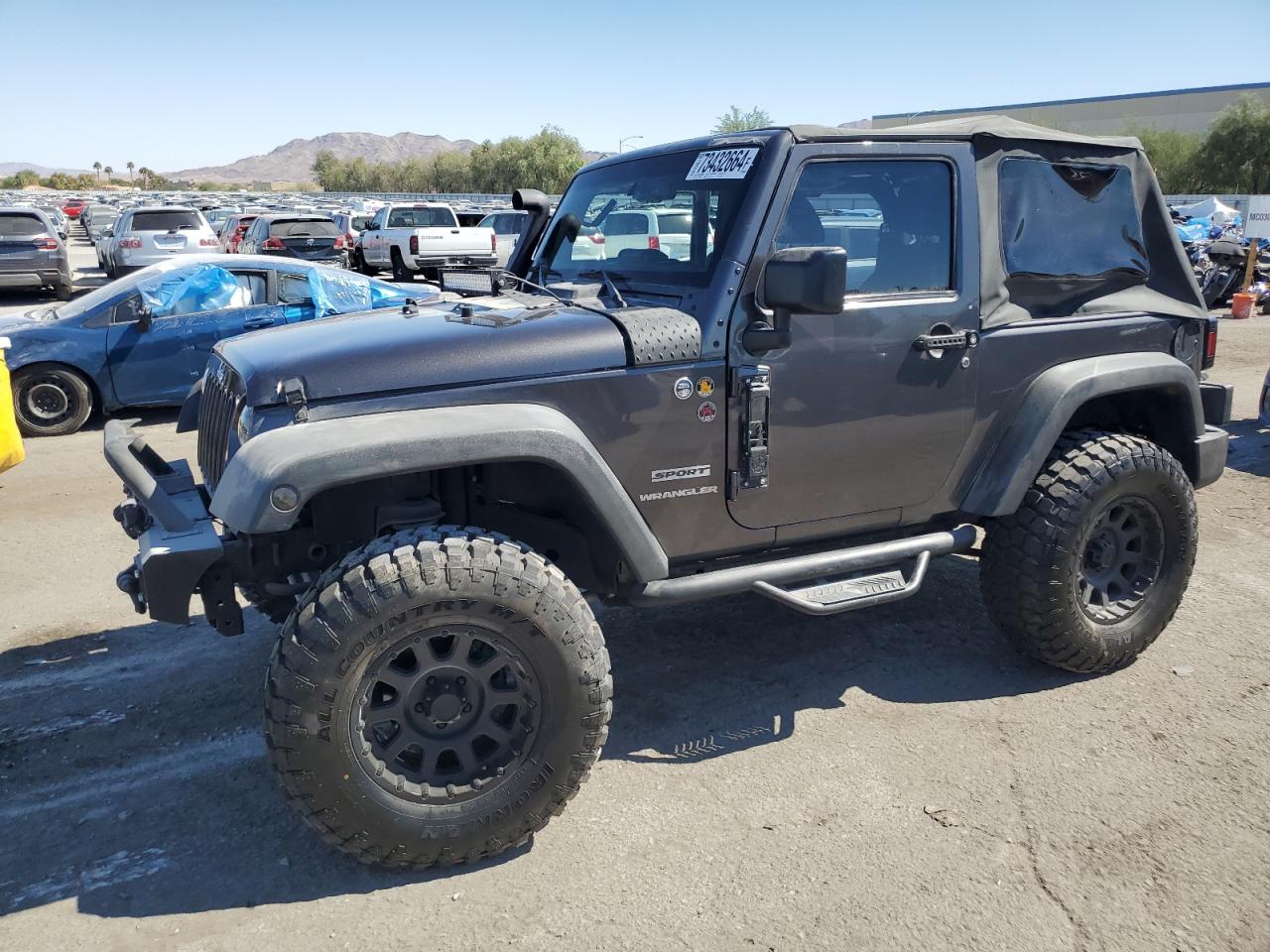 2014 Jeep Wrangler VIN 1C4AJWAG4EL244983