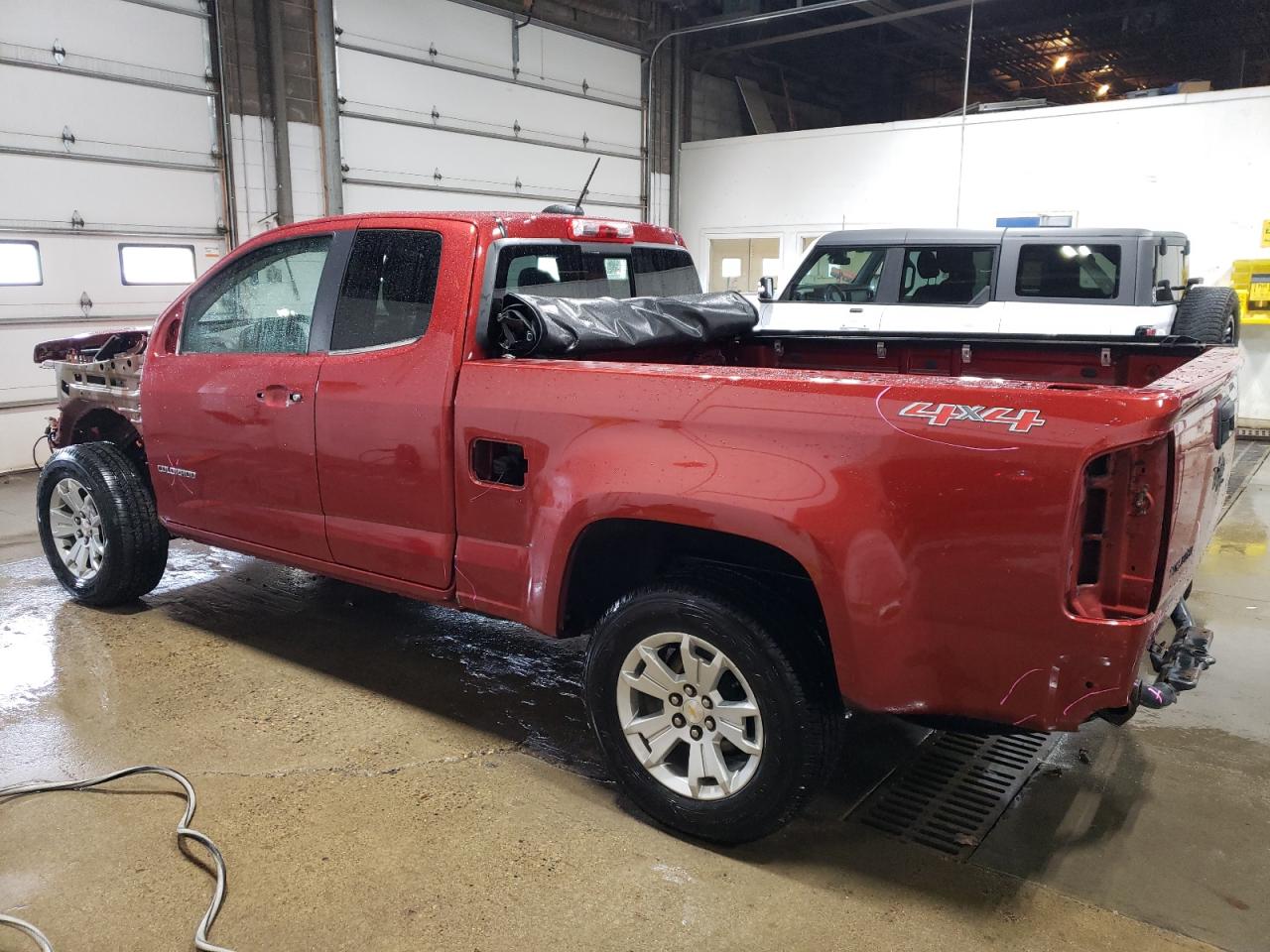 2016 Chevrolet Colorado VIN 1GCHTCE3XG1107446 Copart auction photo, front end / rear end damage thumbnail 2