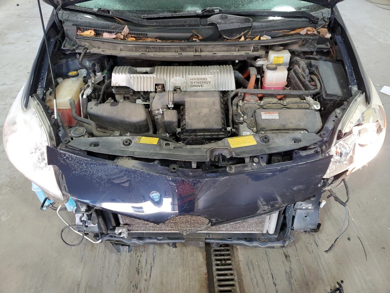 2013 Toyota Prius VIN JTDKN3DU6D0345614 Copart auction photo, front end damage thumbnail 11