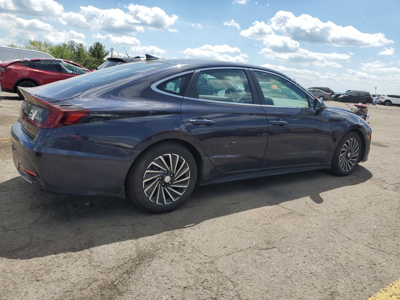 2020 Hyundai Sonata VIN KMHL54JJ3LA010562 Copart auction photo, front end damage thumbnail 3