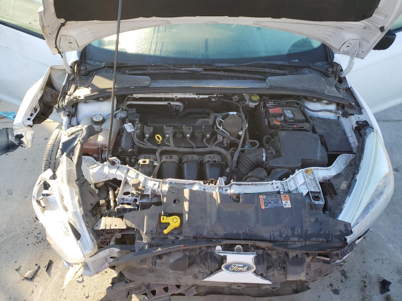 2015 Ford Focus VIN 1FADP3E27FL358332 Copart auction photo, front end / side damage thumbnail 13