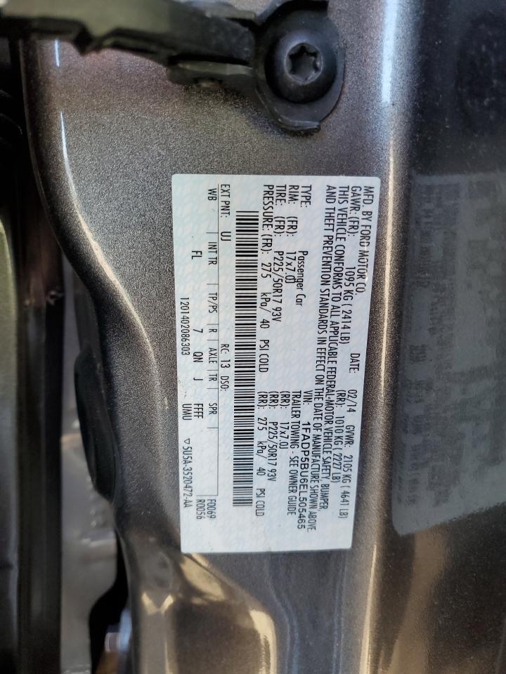 2014 Ford C-MAX VIN 1FADP5BU6EL505465 Copart auction photo, front end / side damage thumbnail 12