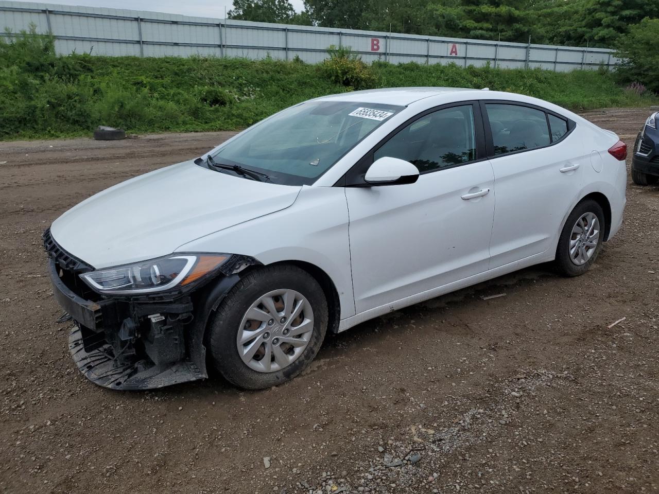 2017 Hyundai Elantra VIN 5NPD74LF3HH212202
