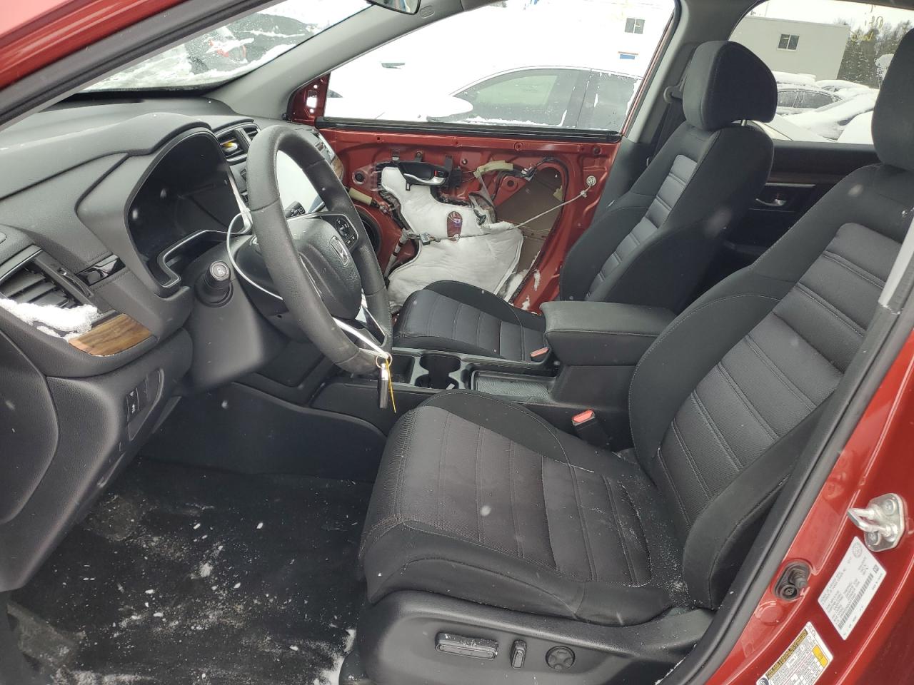 2018 Honda CR-V VIN 2HKRW2H58JH110400 Copart auction photo, front end / side damage thumbnail 7