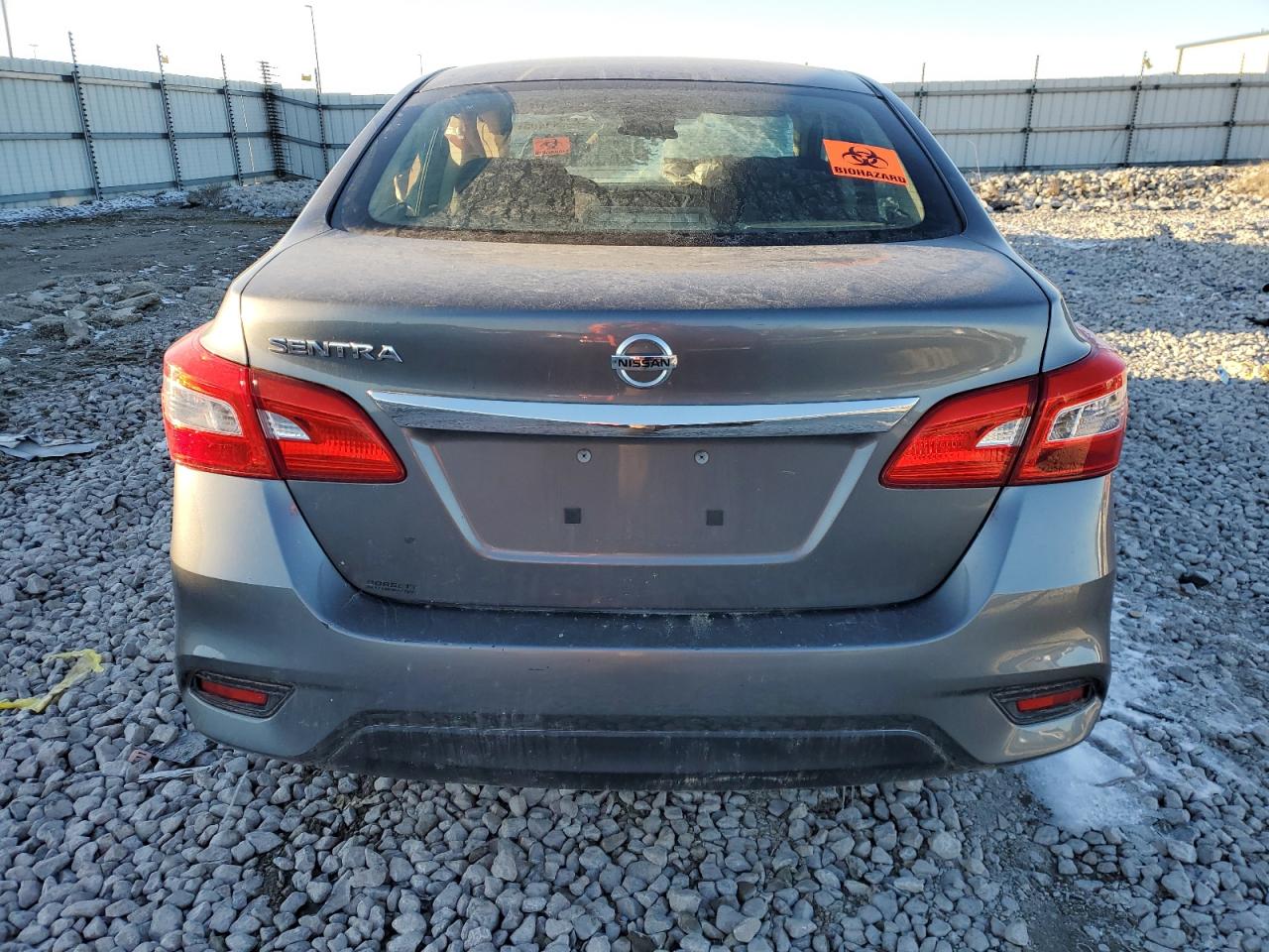 2017 Nissan Sentra VIN 3N1AB7APXHY393397 Copart auction photo, front end / side damage thumbnail 6