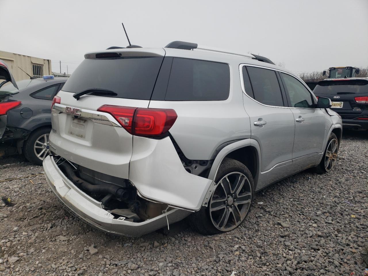 2019 GMC Acadia VIN 1GKKNPLSXKZ121802 Copart auction photo, front end / rear end damage thumbnail 3