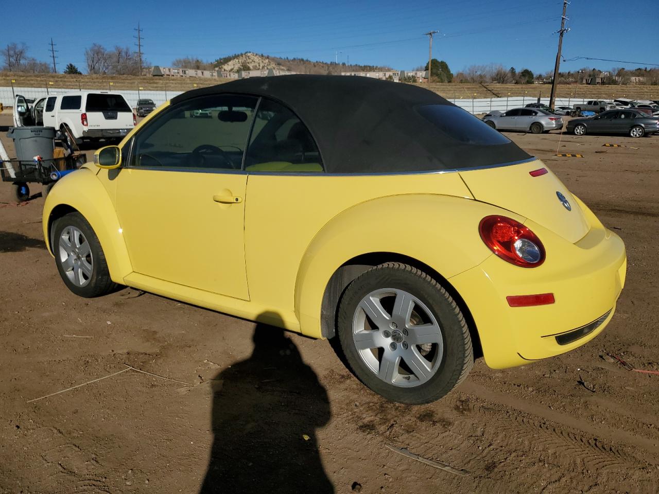 2007 Volkswagen Beetle VIN 3VWPF31Y47M420531 Copart auction photo, front end damage thumbnail 2