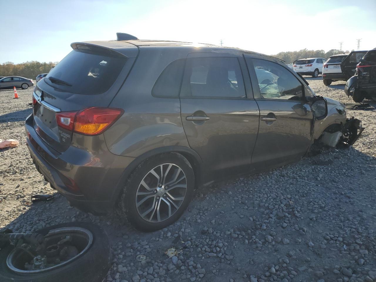 2019 Mitsubishi Outlander VIN JA4AP4AU8KU005512 Copart auction photo, rollover damage thumbnail 3