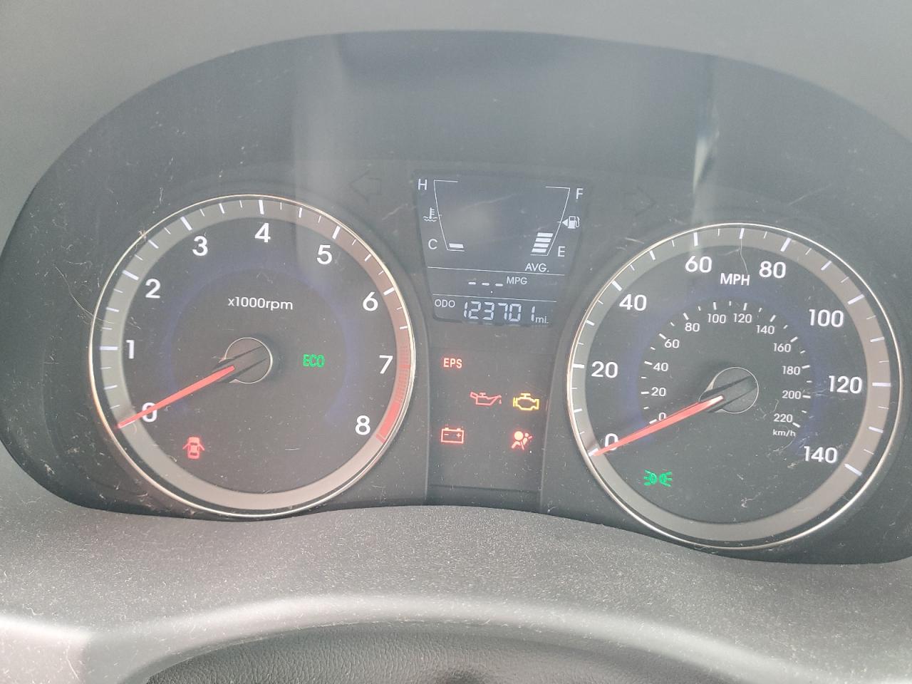 2013 Hyundai Accent VIN KMHCT4AEXDU402849 Copart auction photo, front end / rear end damage thumbnail 9