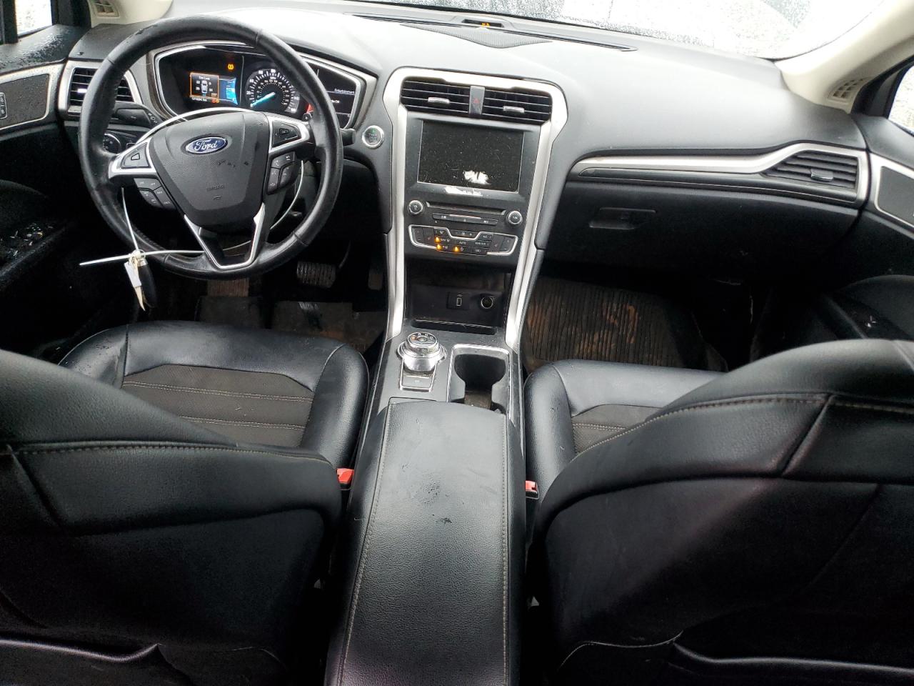 2017 Ford Fusion VIN 3FA6P0H9XHR338385 Copart auction photo, front end / side damage thumbnail 8