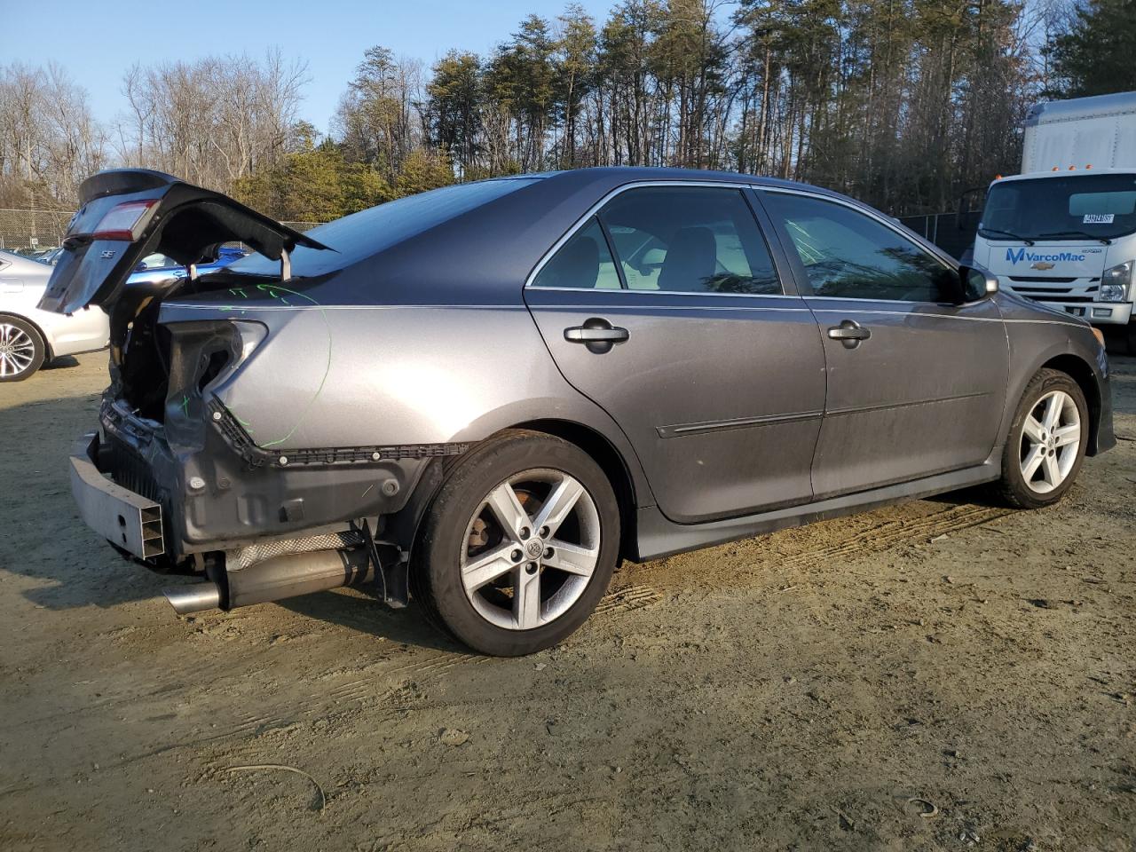 2013 Toyota Camry VIN 4T1BF1FK5DU291224 Copart auction photo, rear end / mechanical damage thumbnail 3