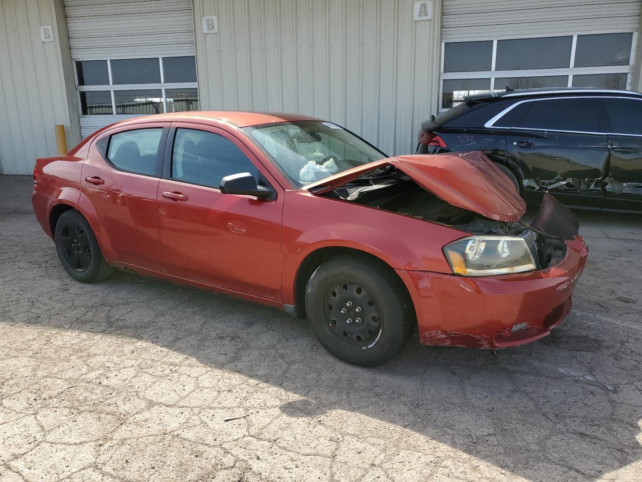 2009 Dodge Avenger VIN 1B3LC46B19N563001 Copart auction photo, front end damage thumbnail 4