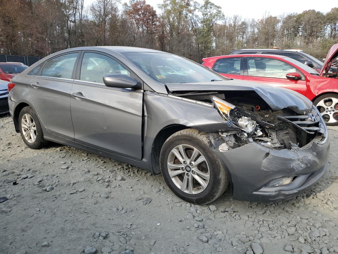 2013 Hyundai Sonata VIN 5NPEB4AC5DH787391 Copart auction photo, vandalism / front end damage thumbnail 4