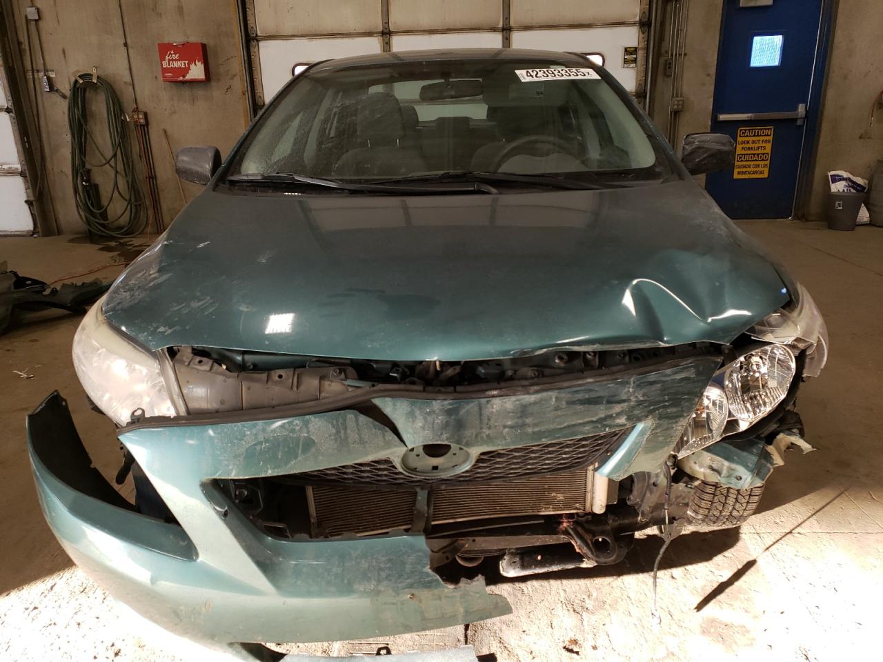 2010 Toyota Corolla VIN 1NXBU4EE7AZ296696 Copart auction photo, front end / minor dent/scratches damage thumbnail 5
