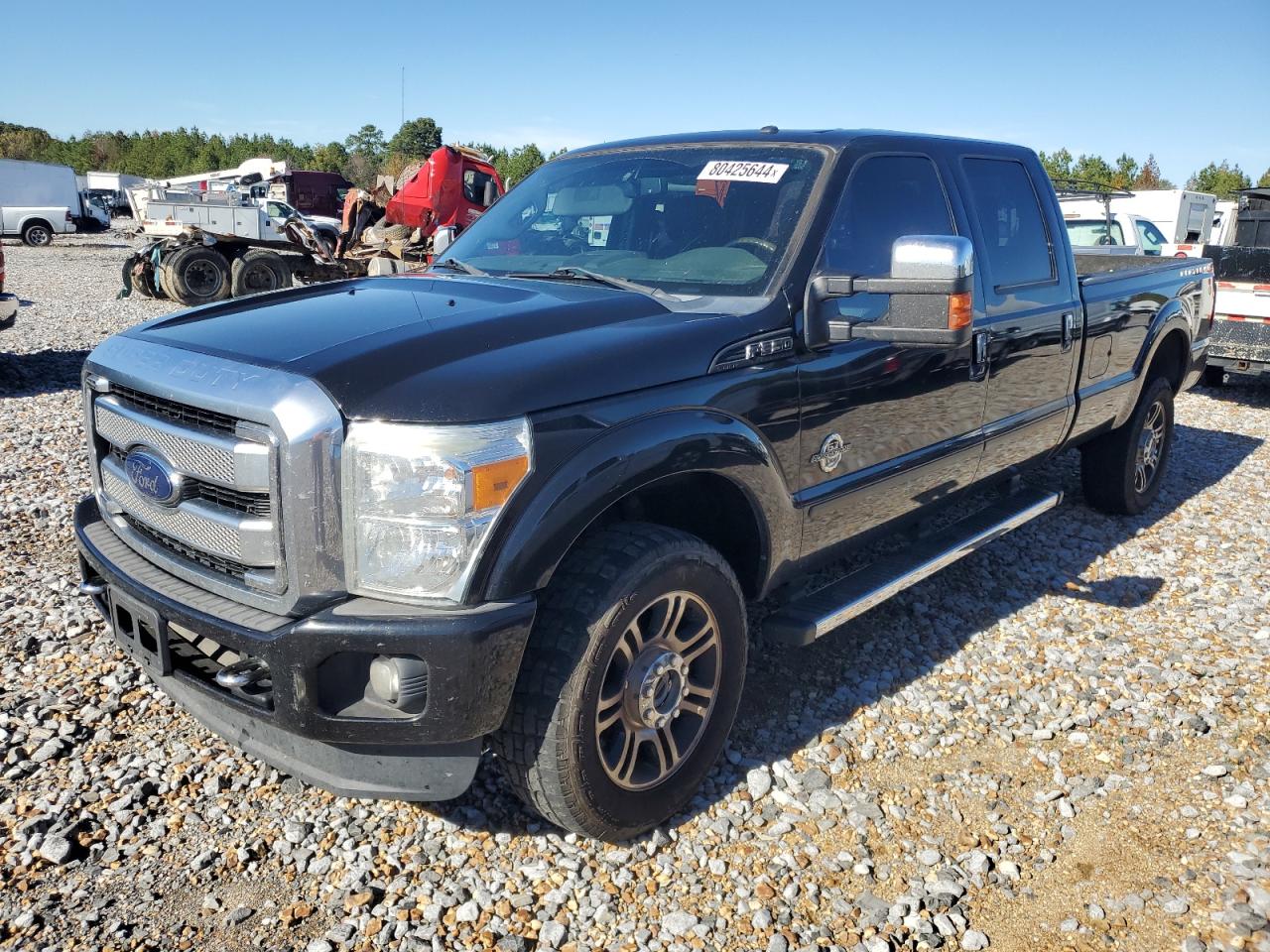 2014 Ford F350 VIN 1FT8W3BT4EEB50438 Copart auction photo, vandalism damage thumbnail 2