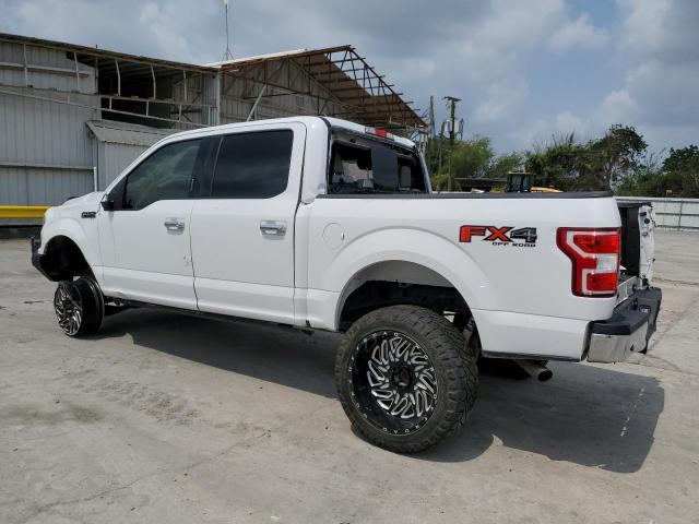 2018 Ford F-150 VIN 1FTEW1E53JKF72281 Copart auction photo, top/roof / rear end damage thumbnail 2