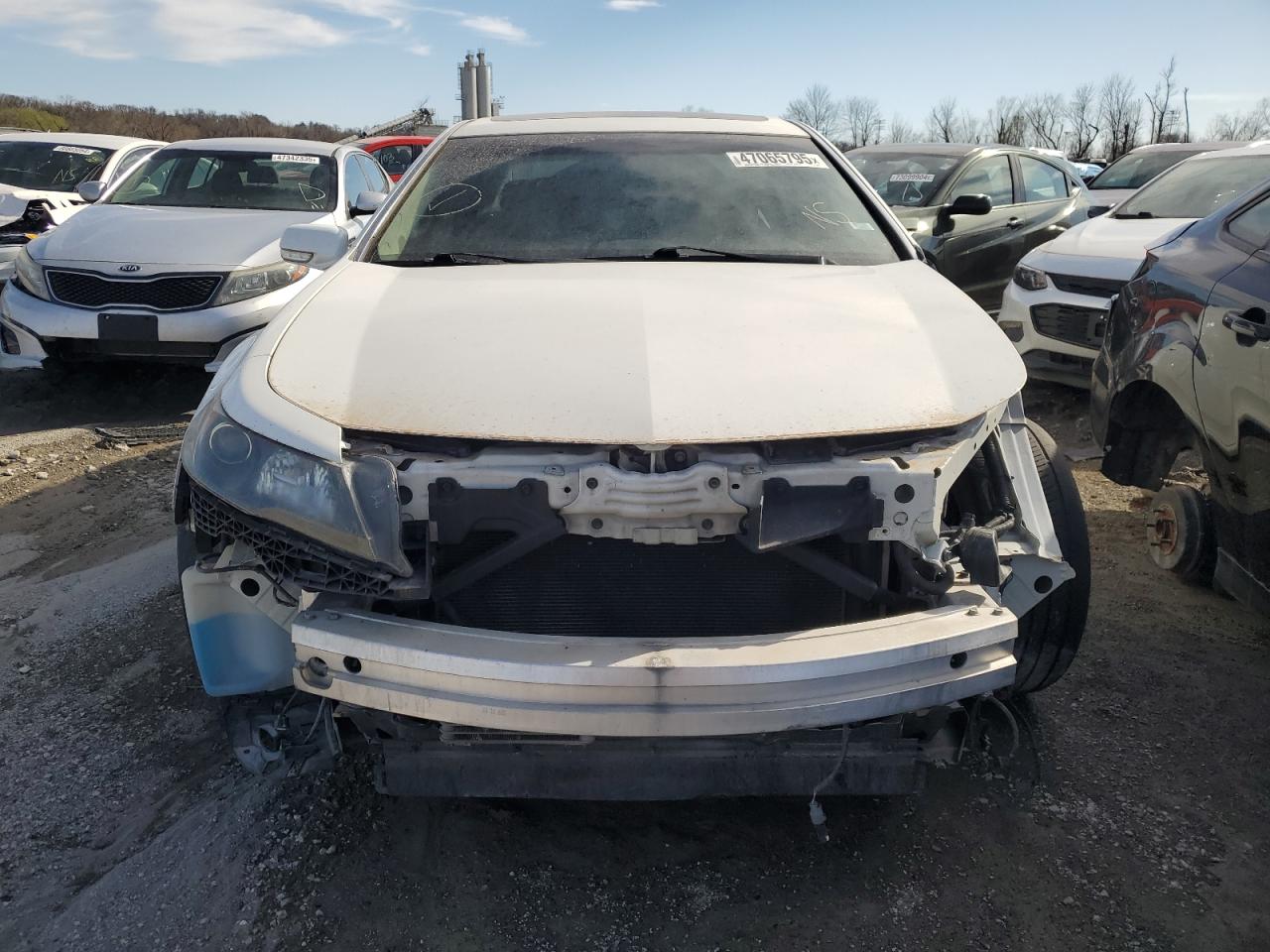 2014 Acura TL VIN 19UUA8F21EA003756 Copart auction photo, front end damage thumbnail 5