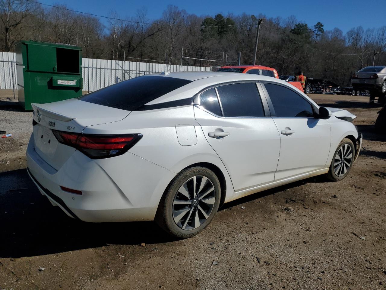 2022 Nissan Sentra VIN 3N1AB8CV5NY314201 Copart auction photo, front end damage thumbnail 3