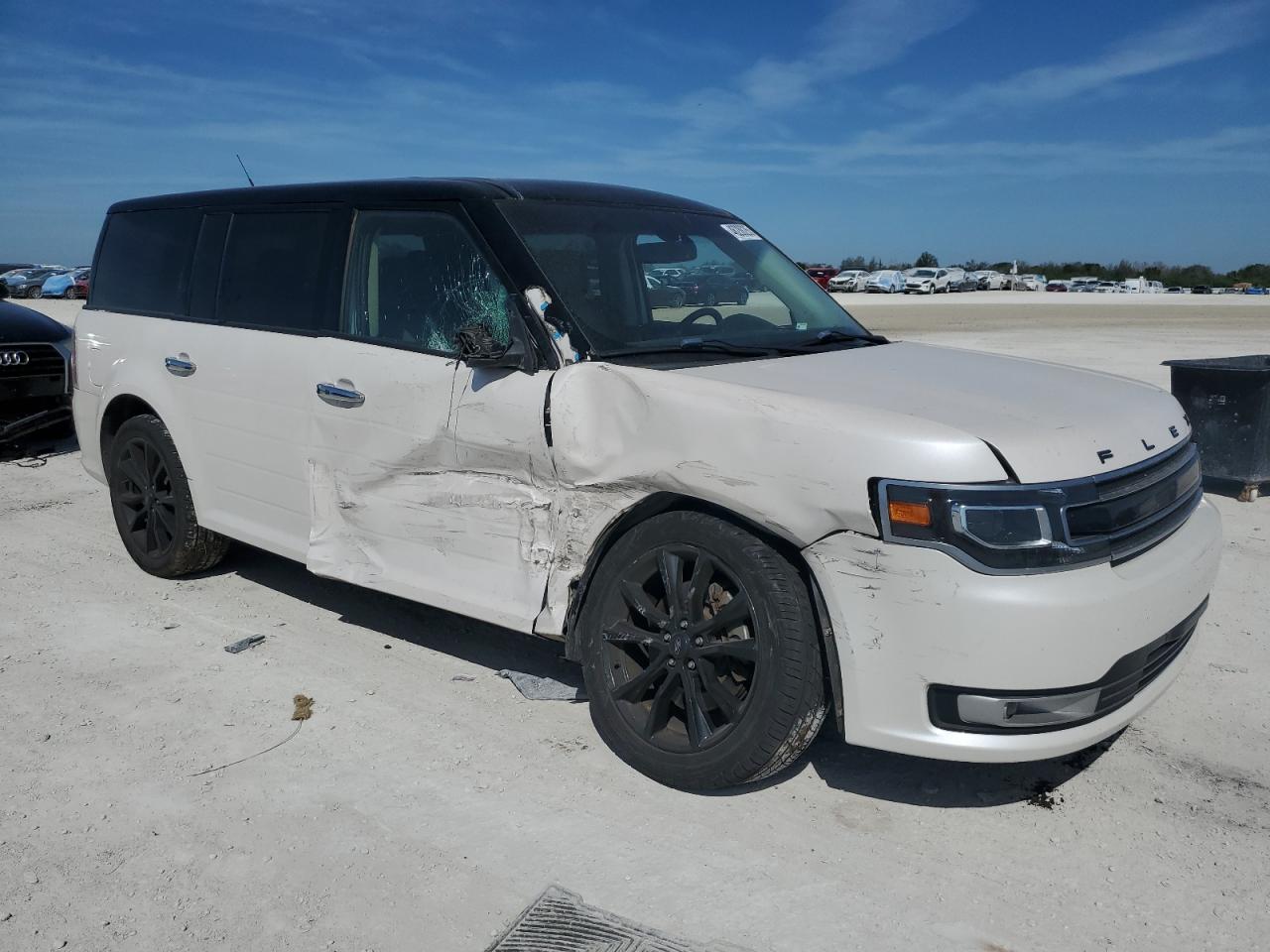 2019 Ford Flex VIN 2FMGK5D85KBA37385 Copart auction photo, side damage thumbnail 4