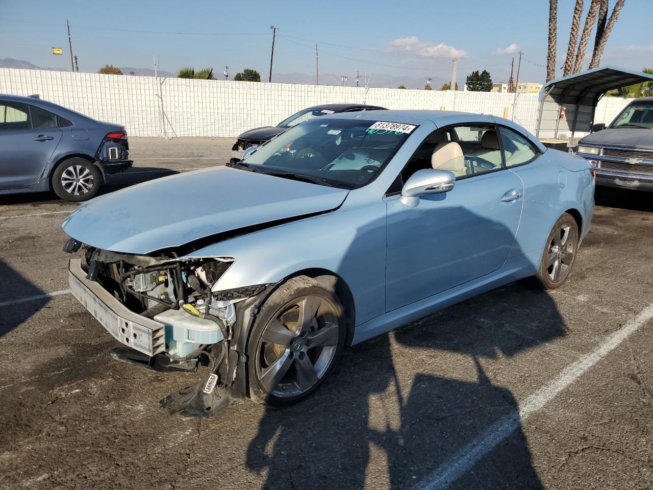 2010 Lexus IS VIN JTHFF2C23A2513636