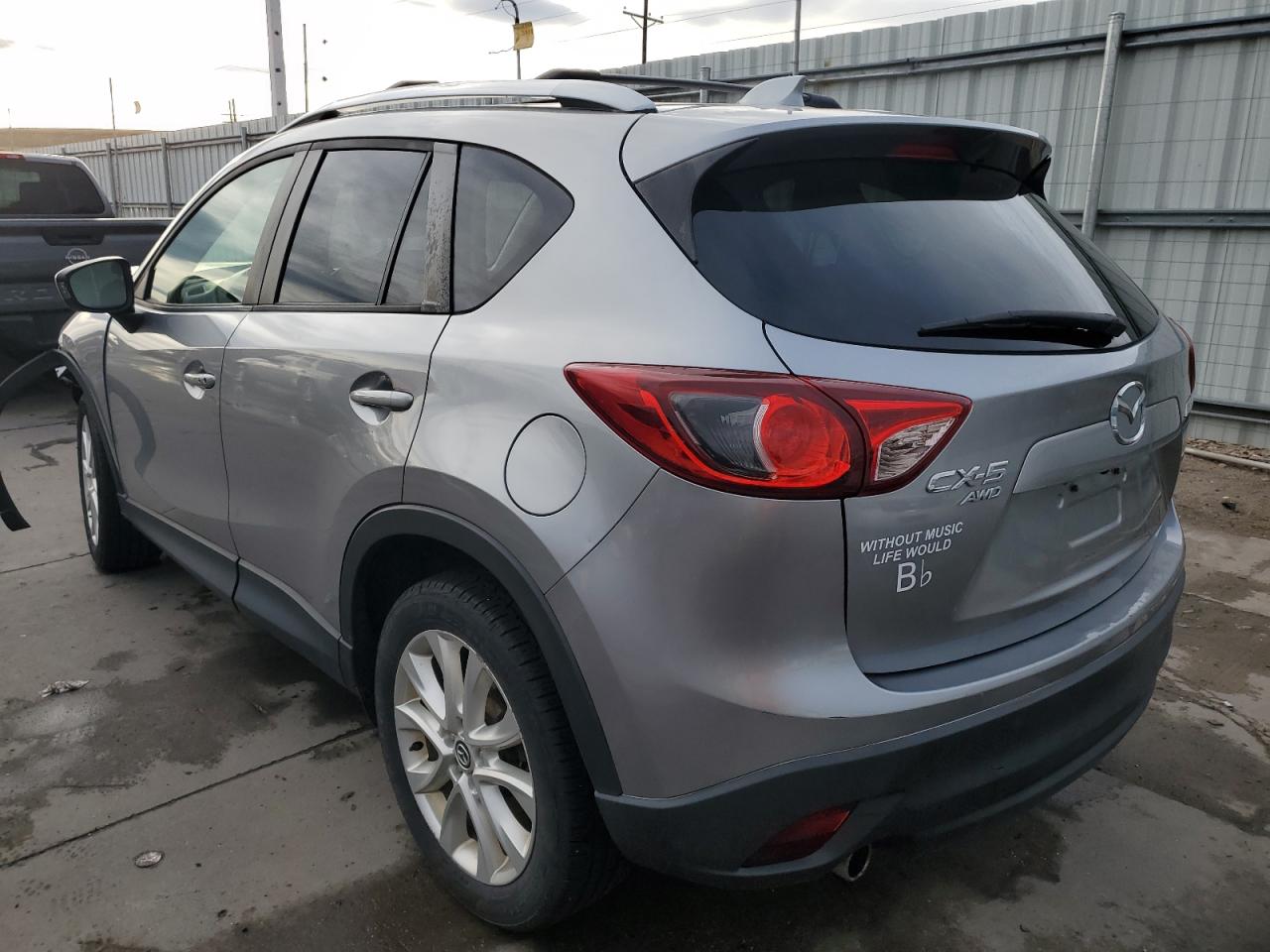 2014 Mazda CX-5 VIN JM3KE4DY9E0360366 Copart auction photo, front end / rear end damage thumbnail 2