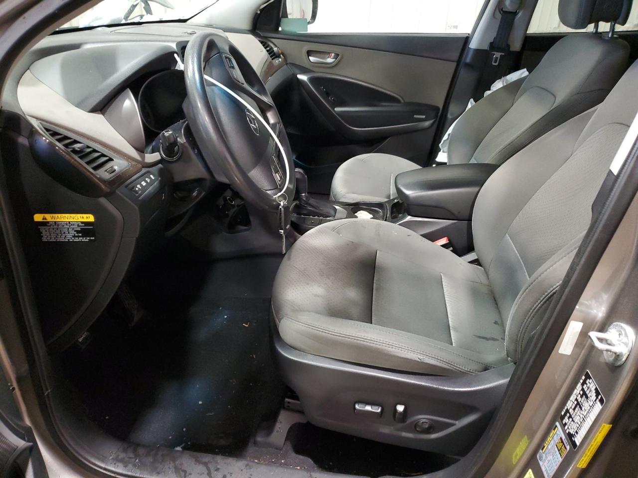 2017 Hyundai Santa Fe VIN 5XYZUDLB2HG390122 Copart auction photo, side / rear end damage thumbnail 7