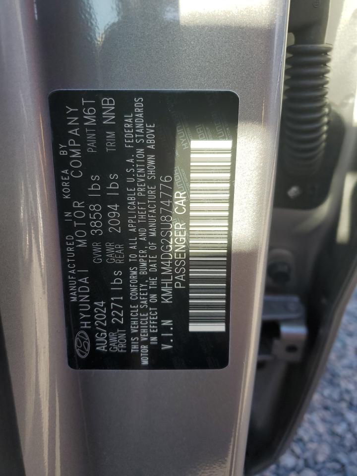 2025 Hyundai Elantra VIN KMHLM4DG2SU874776 Copart auction photo, front end / side damage thumbnail 12