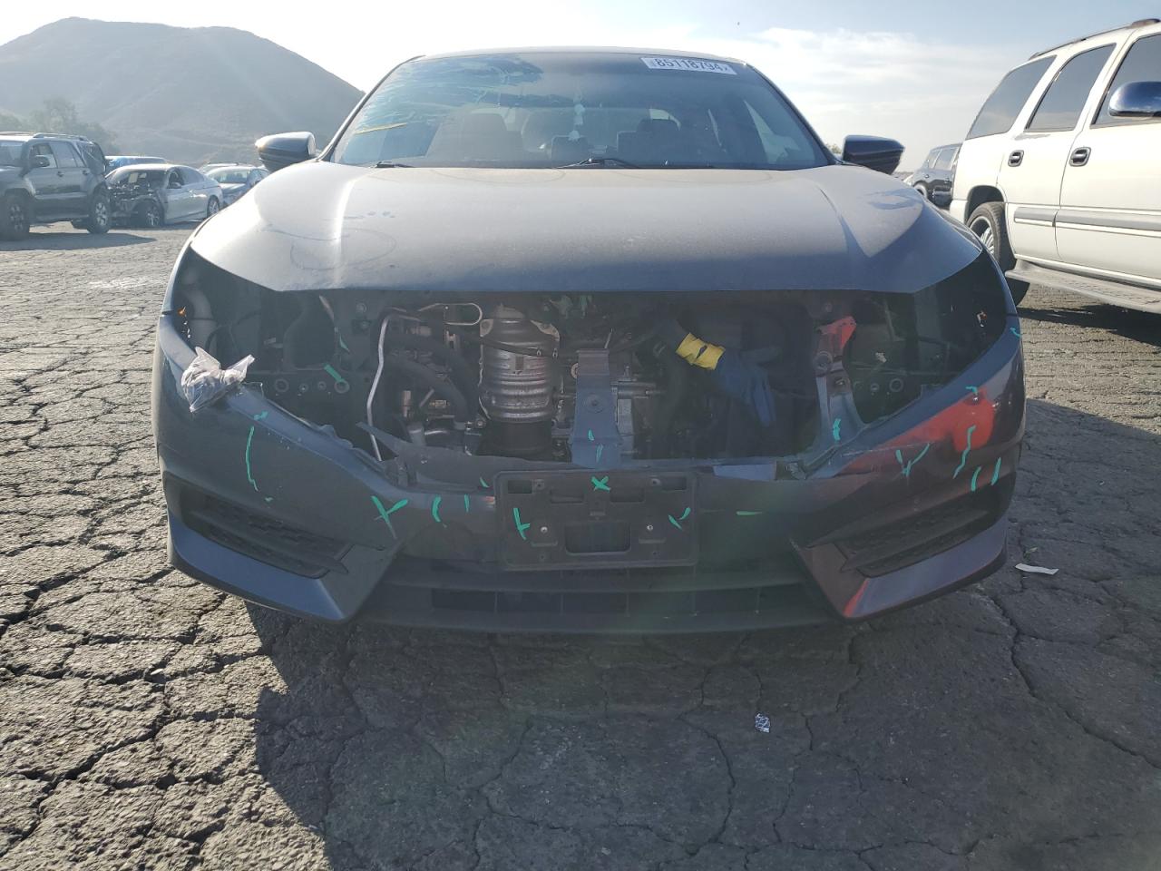 2018 Honda Civic VIN 2HGFC2F5XJH606856 Copart auction photo, rear end / side damage thumbnail 5