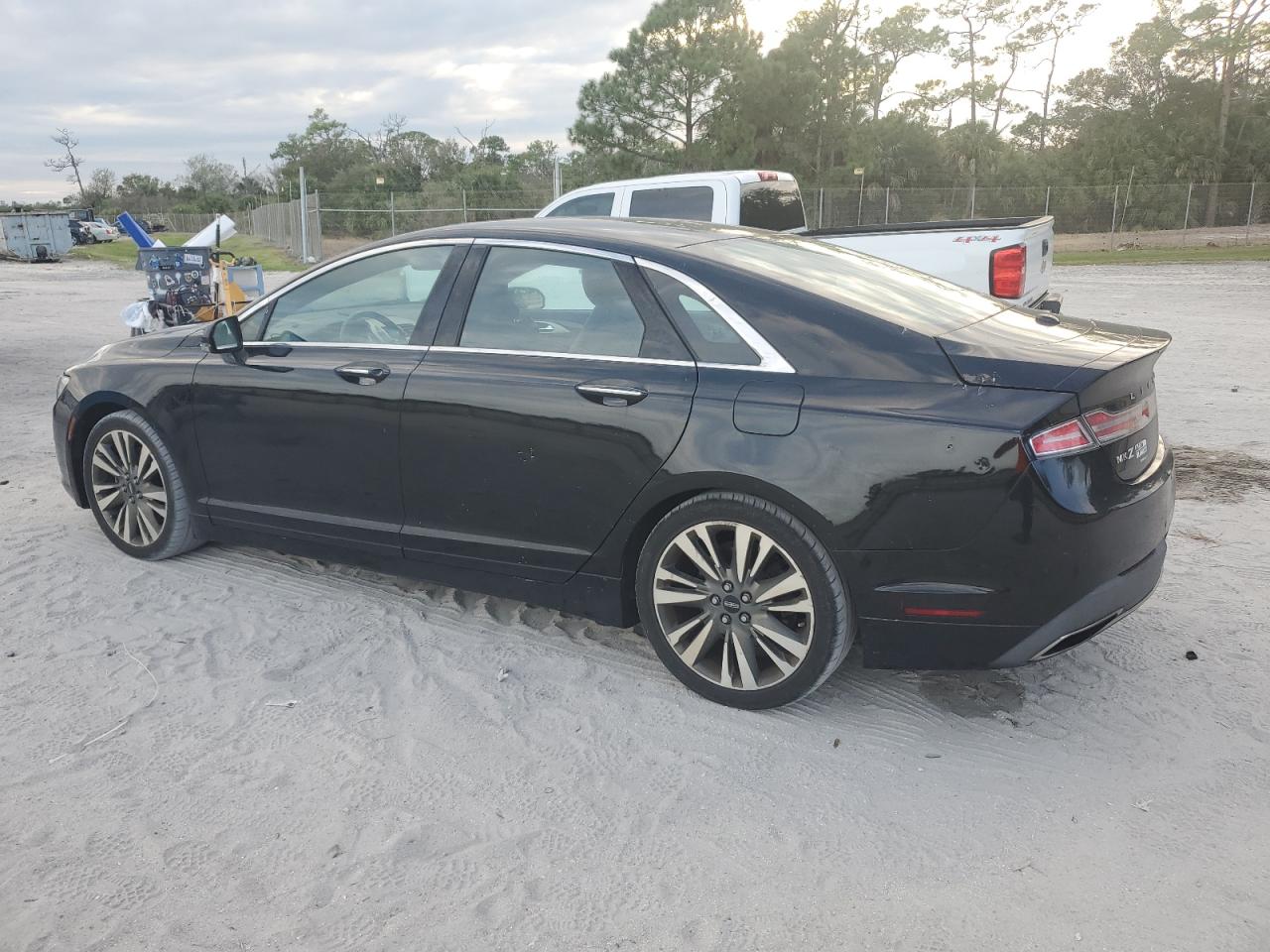 2017 Lincoln MKZ VIN 3LN6L5E92HR601357 Copart auction photo, side damage thumbnail 2