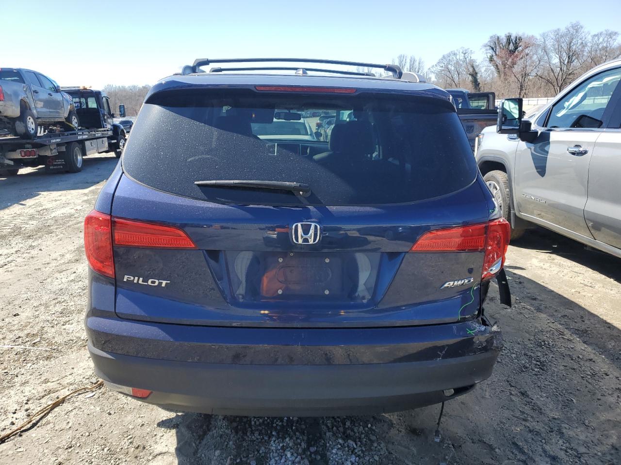 2018 Honda Pilot VIN 5FNYF6H5XJB042554 Copart auction photo, rear end damage thumbnail 6