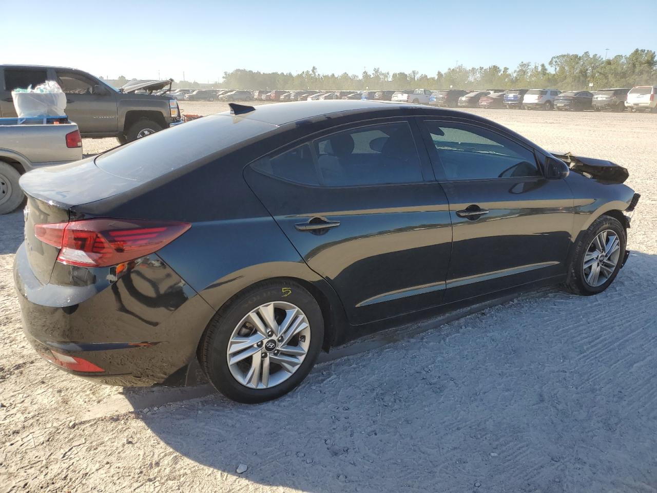 2020 Hyundai Elantra VIN KMHD84LF3LU987140 Copart auction photo, front end damage thumbnail 3