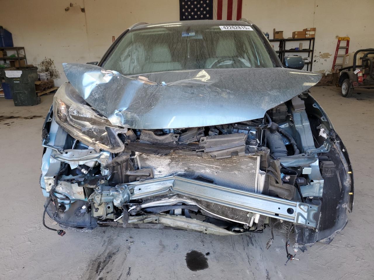 2016 Honda CR-V VIN 2HKRM4H76GH706827 Copart auction photo, front end damage thumbnail 5