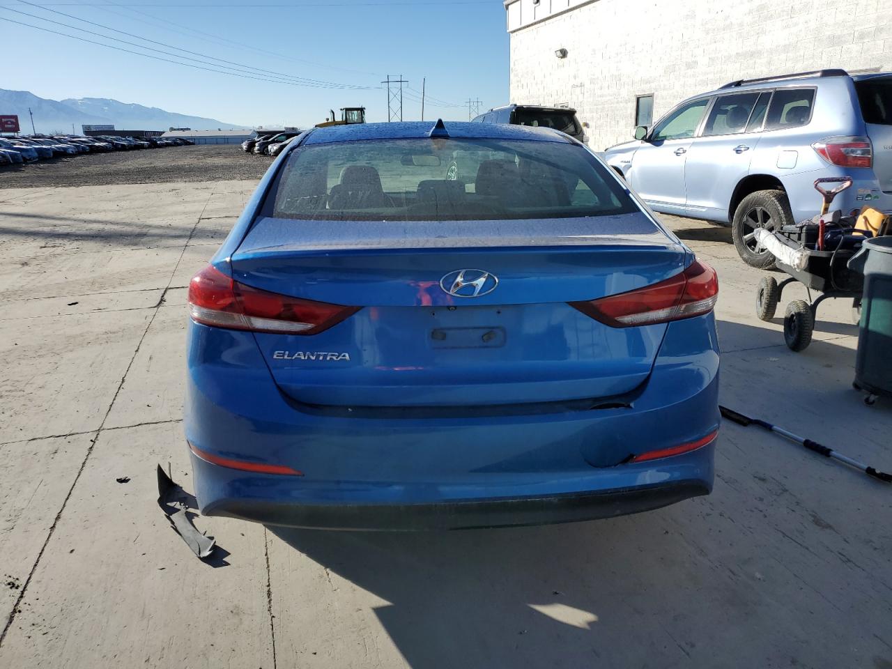 2017 Hyundai Elantra VIN KMHD84LF9HU383146 Copart auction photo, front end damage thumbnail 6
