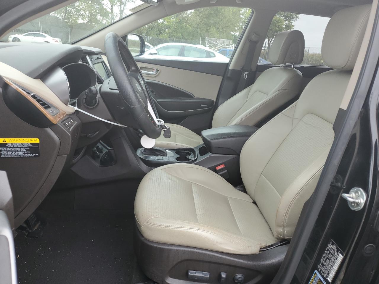 2013 Hyundai Santa Fe VIN KM8SR4HF1DU000887 Copart auction photo, front end / side damage thumbnail 7