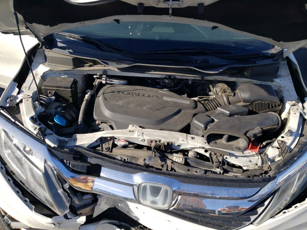 2018 Honda Odyssey VIN 5FNRL6H7XJB098217 Copart auction photo, side / front end damage thumbnail 12