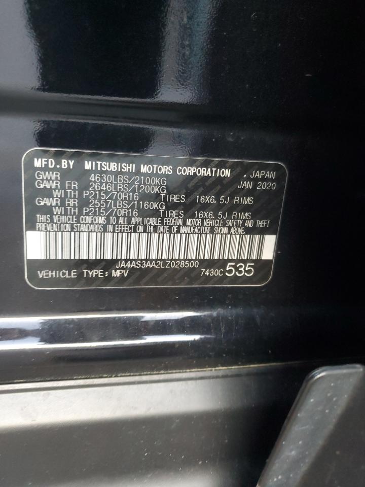 2020 Mitsubishi Eclipse VIN JA4AS3AA2LZ028500 Copart auction photo, front end damage thumbnail 15