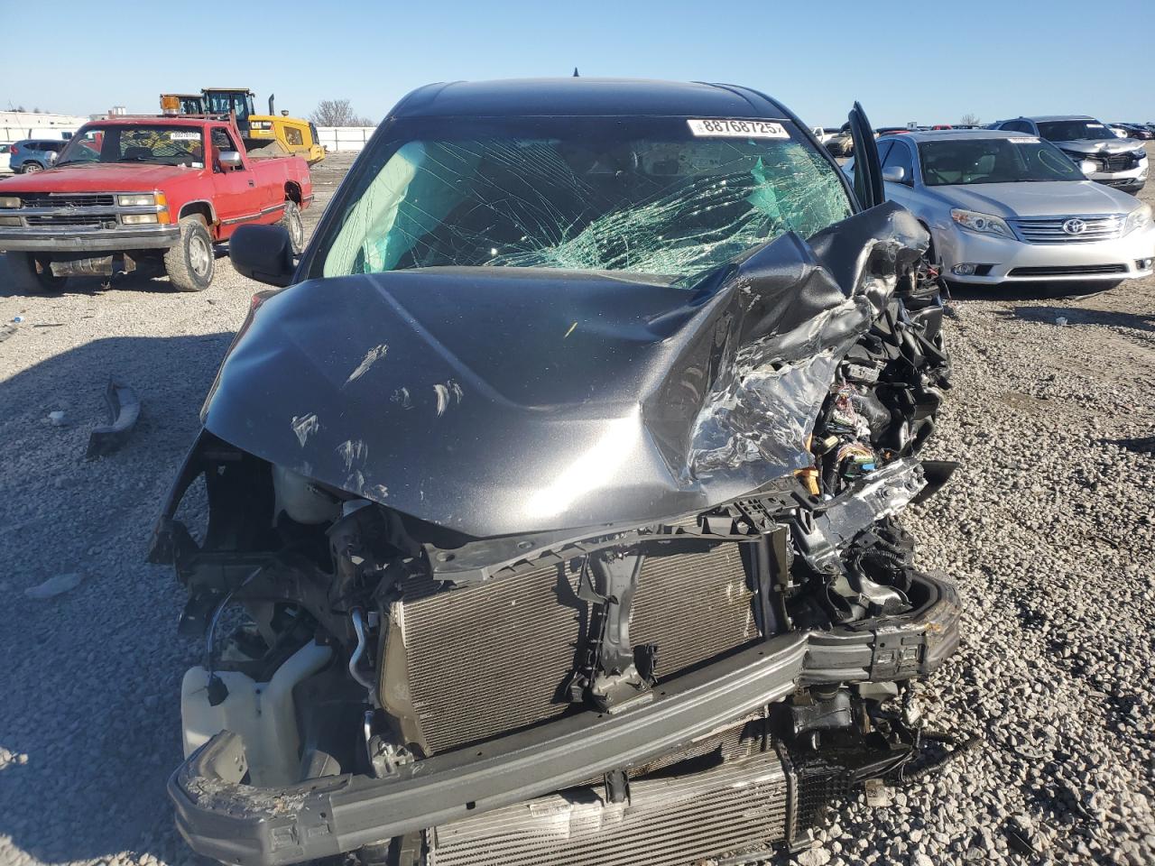 2020 Ford Edge VIN 2FMPK3G9XLBA47369 Copart auction photo, front end / all over damage thumbnail 5