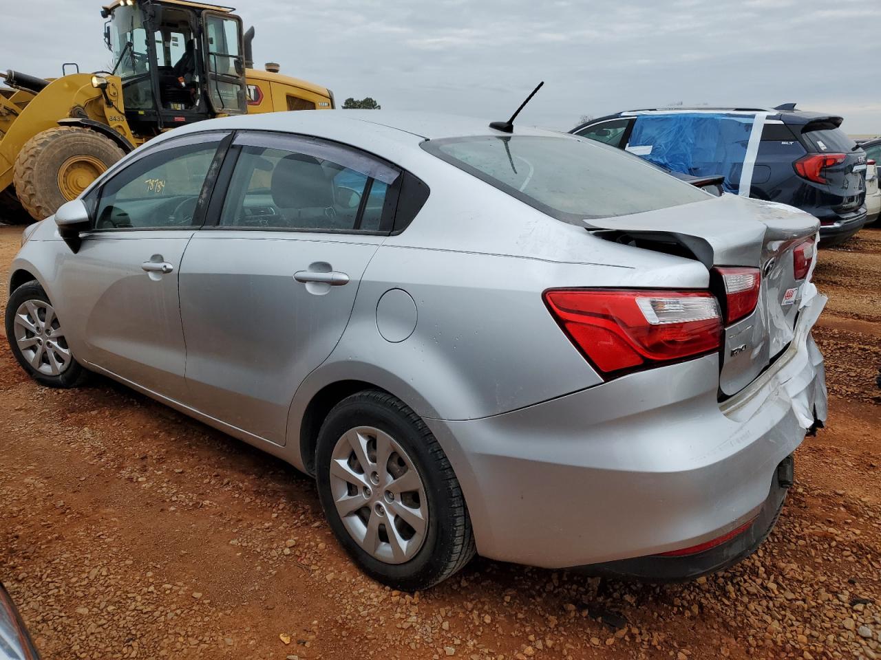 2016 KIA Rio VIN KNADM4A34G6657765 Copart auction photo, rear end damage thumbnail 2
