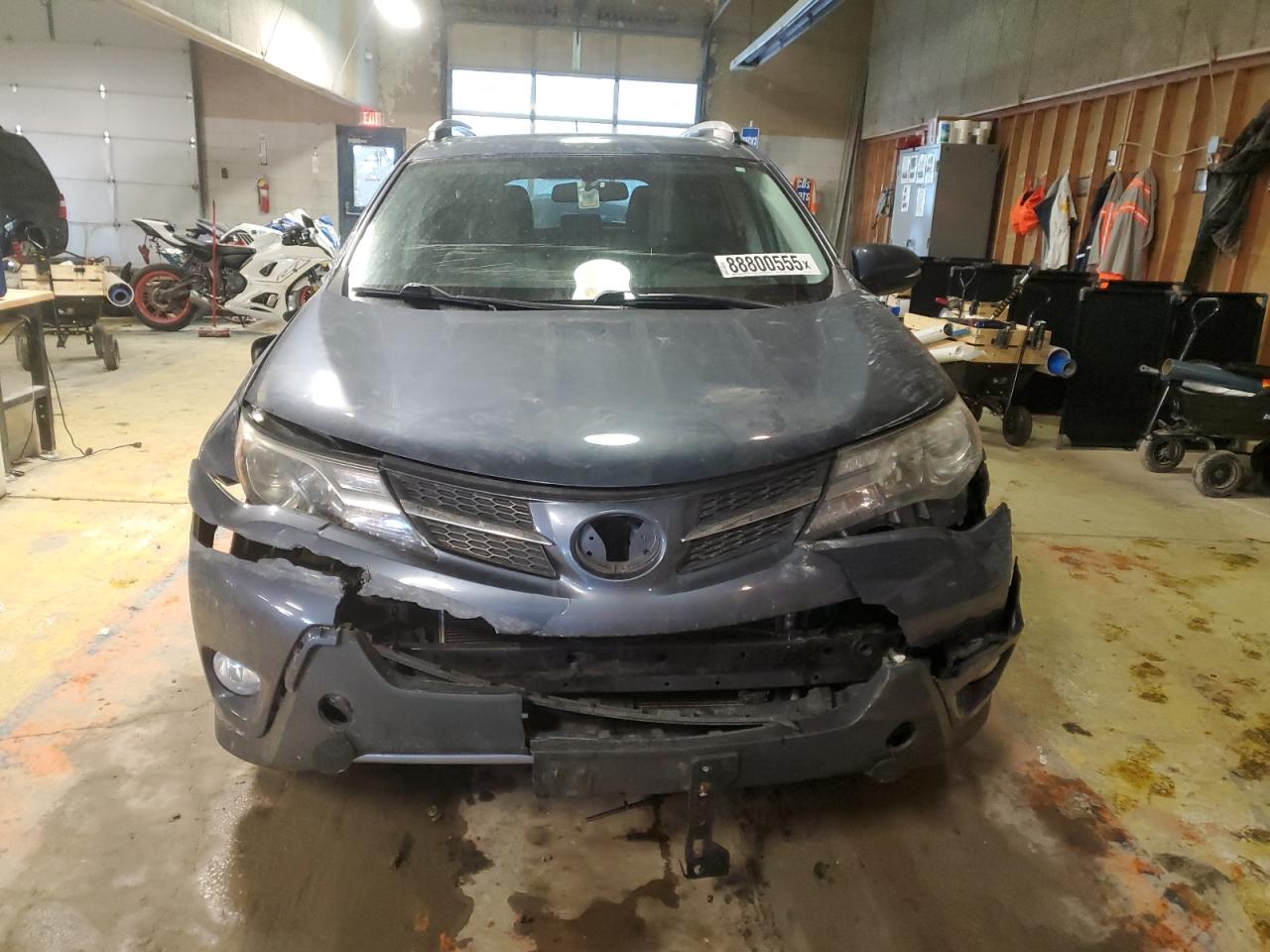 2014 Toyota RAV 4 VIN 2T3RFREV6EW175158 Copart auction photo, front end / side damage thumbnail 5