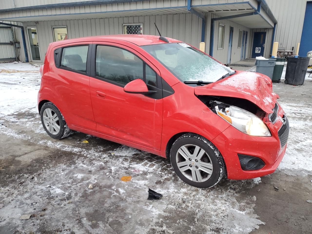 2015 Chevrolet Spark VIN KL8CB6S93FC754340 Copart auction photo, front end damage thumbnail 4