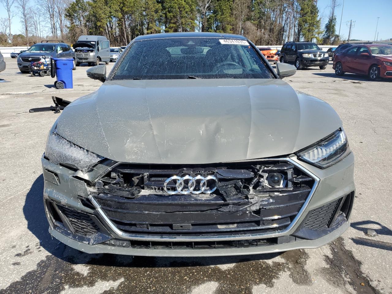 2022 Audi A7 VIN WAUV2BF22NN066481 Copart auction photo, rear end / front end damage thumbnail 5