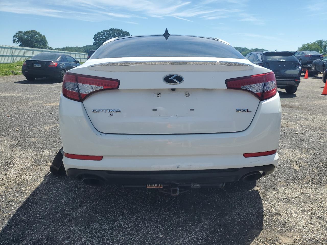 2013 KIA Optima VIN 5XXGR4A61DG144448 Copart auction photo, burn - engine damage thumbnail 6